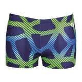 Arena Mens Spider Swim Shorts Blue Green
