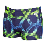 Arena Mens Spider Swim Shorts Blue Green