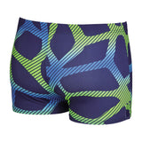 Arena Mens Spider Swim Shorts Blue Green