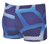 Arena Mens Spider Swim Shorts Blue White