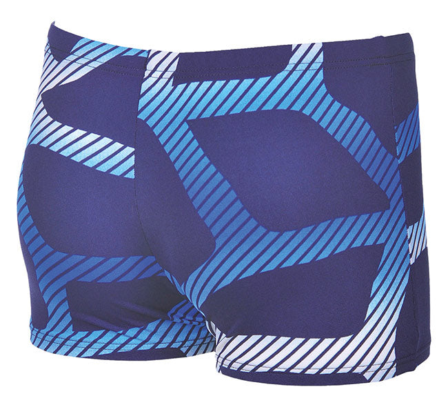 Arena Mens Spider Swim Shorts Blue White