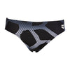 Arena Mens Spider Swim Brief Black White
