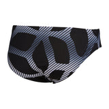 Arena Mens Spider Swim Brief Black White