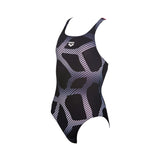 Arena Spider Girls Swimsuit Black Pink