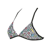 Patterned Arena Triangle Feel Bikini Top