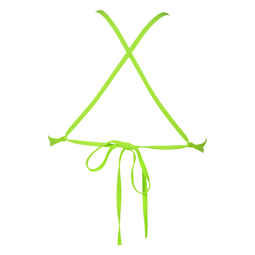 Black Green Arena Triangle Feel Bikini Top
