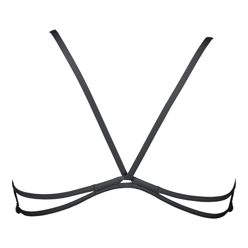 Black Arena Bandeau Bikini Top