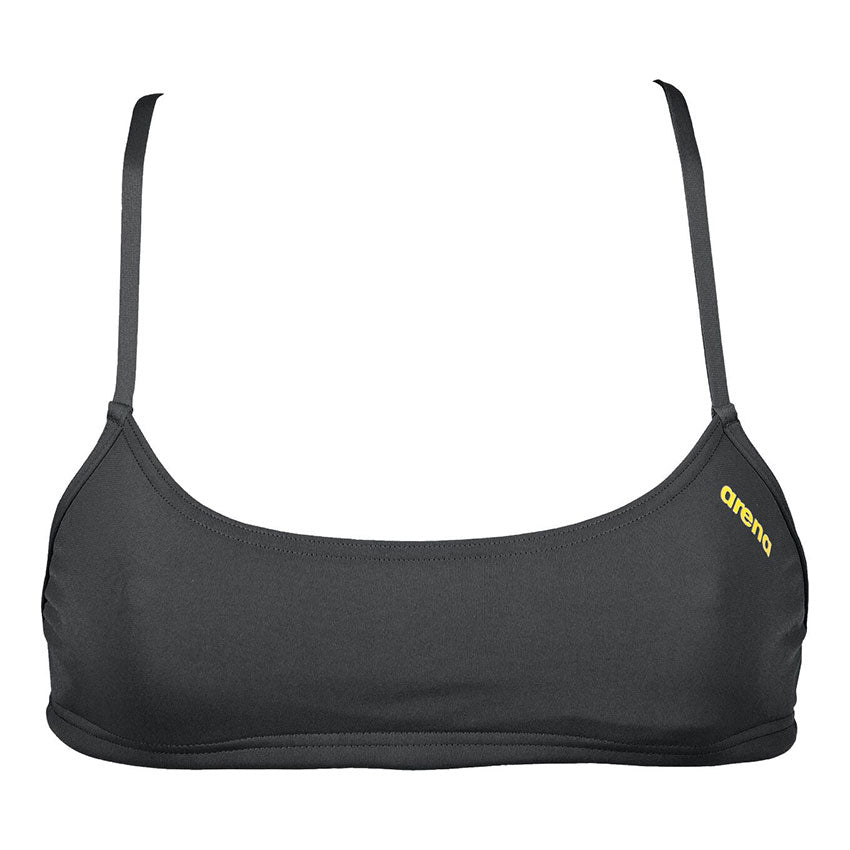 Black Arena Bandeau Bikini Top