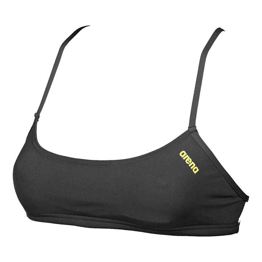 Black Arena Bandeau Bikini Top