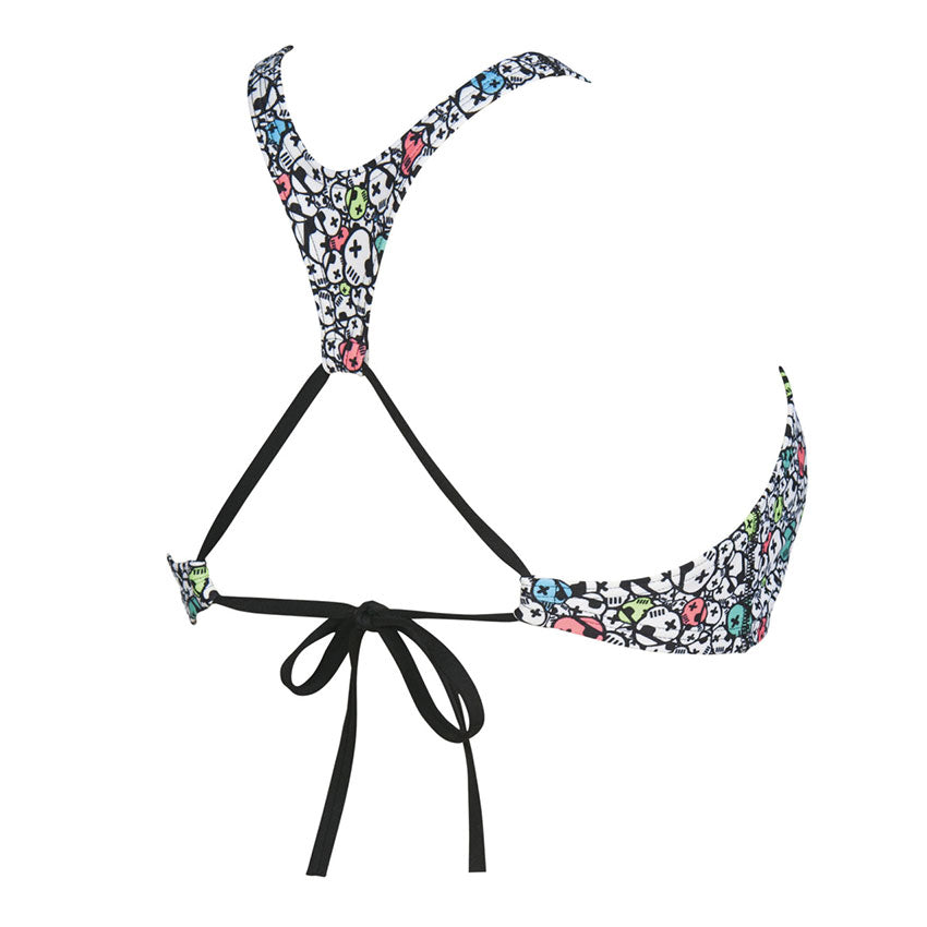Patterned Arena Crop Bikini Top