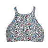 Patterned Arena Crop Bikini Top
