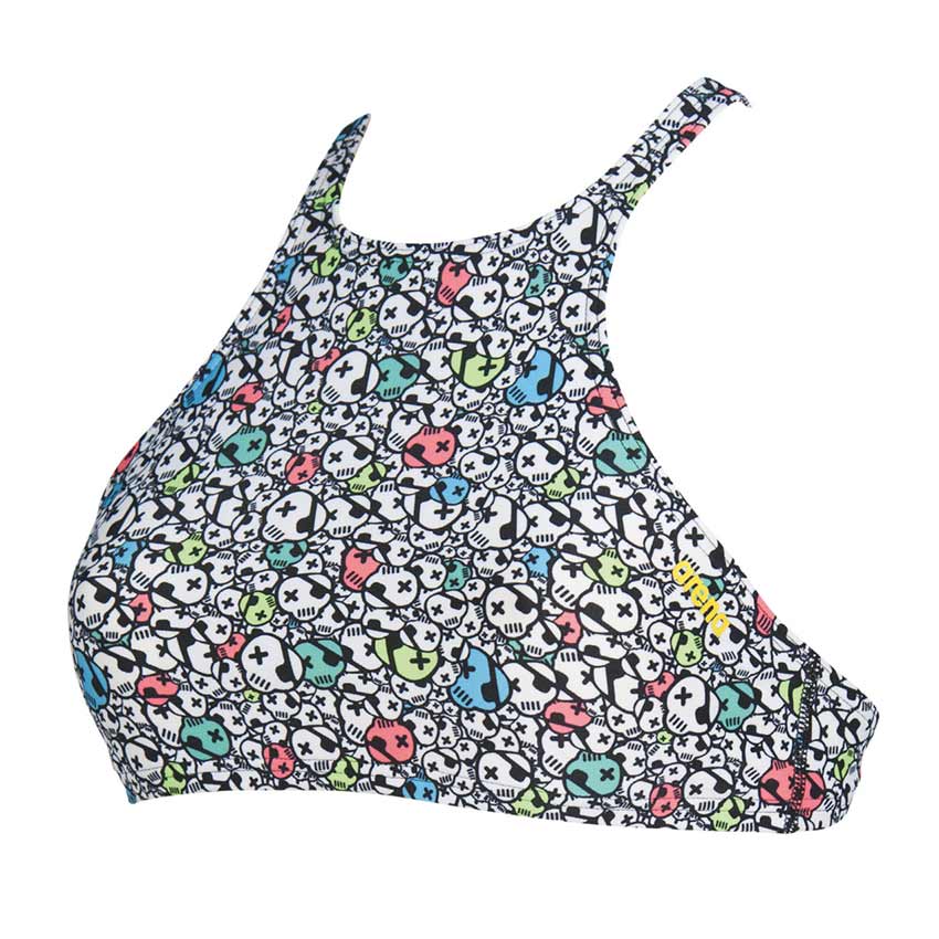 Patterned Arena Crop Bikini Top