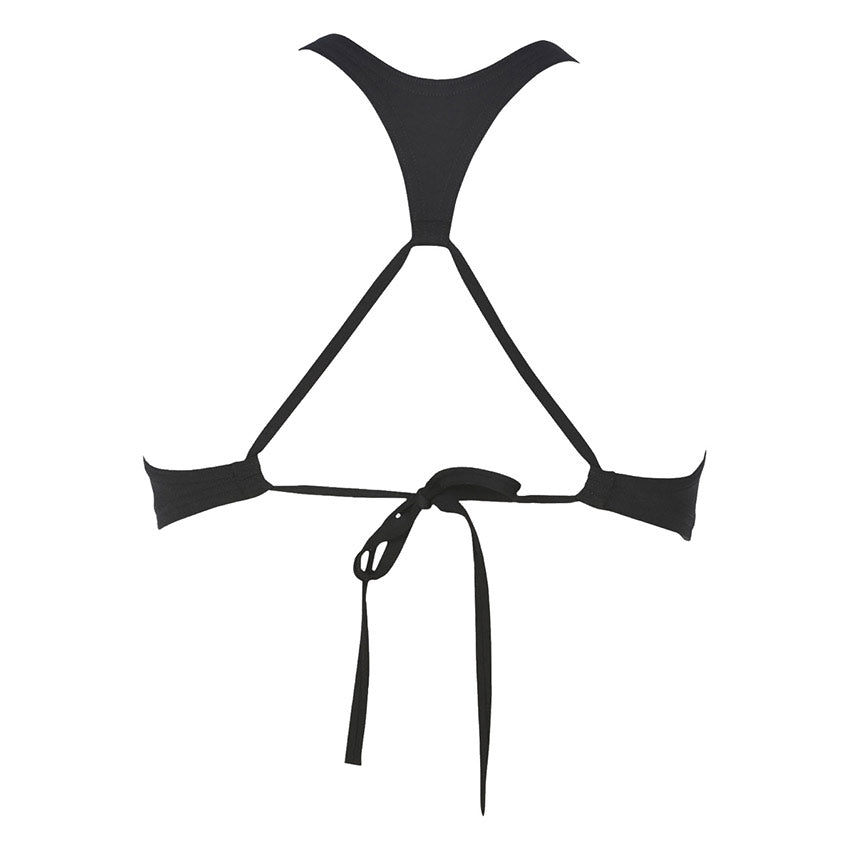 Black Arena Crop Bikini Top
