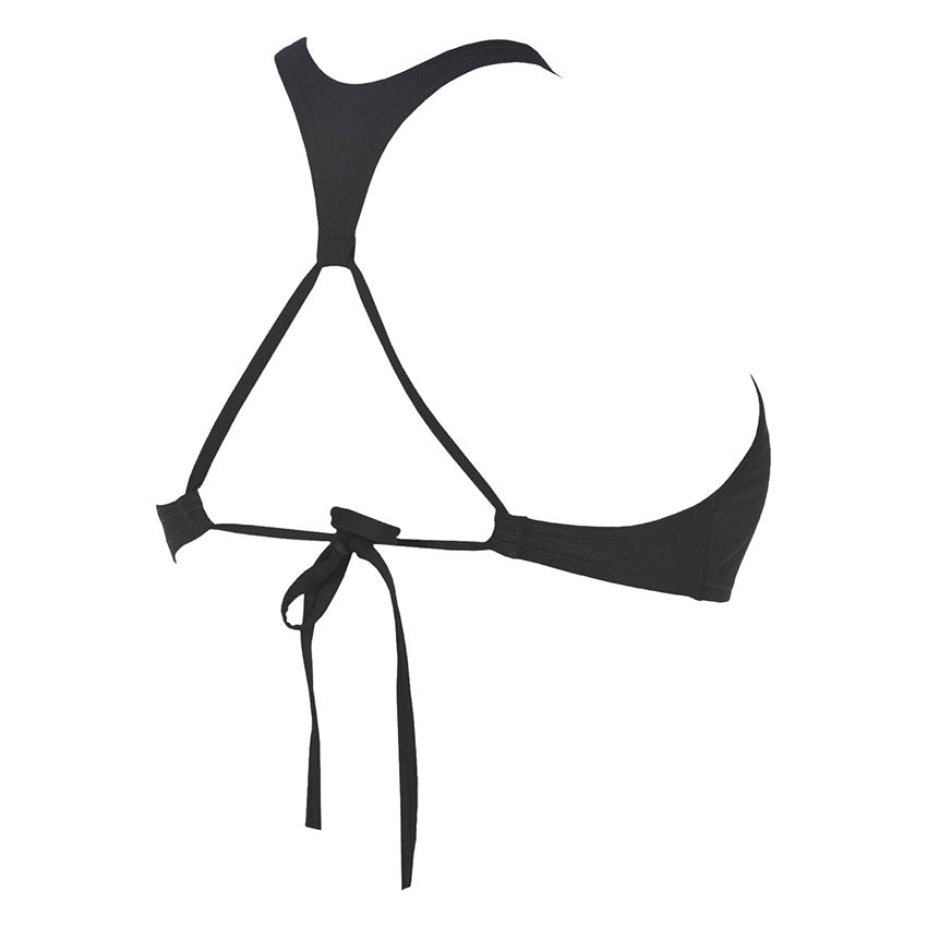 Black Arena Crop Bikini Top