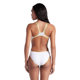 Arena One Biglogo White/Gold Swimsuit