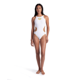 Arena One Biglogo White/Gold Swimsuit