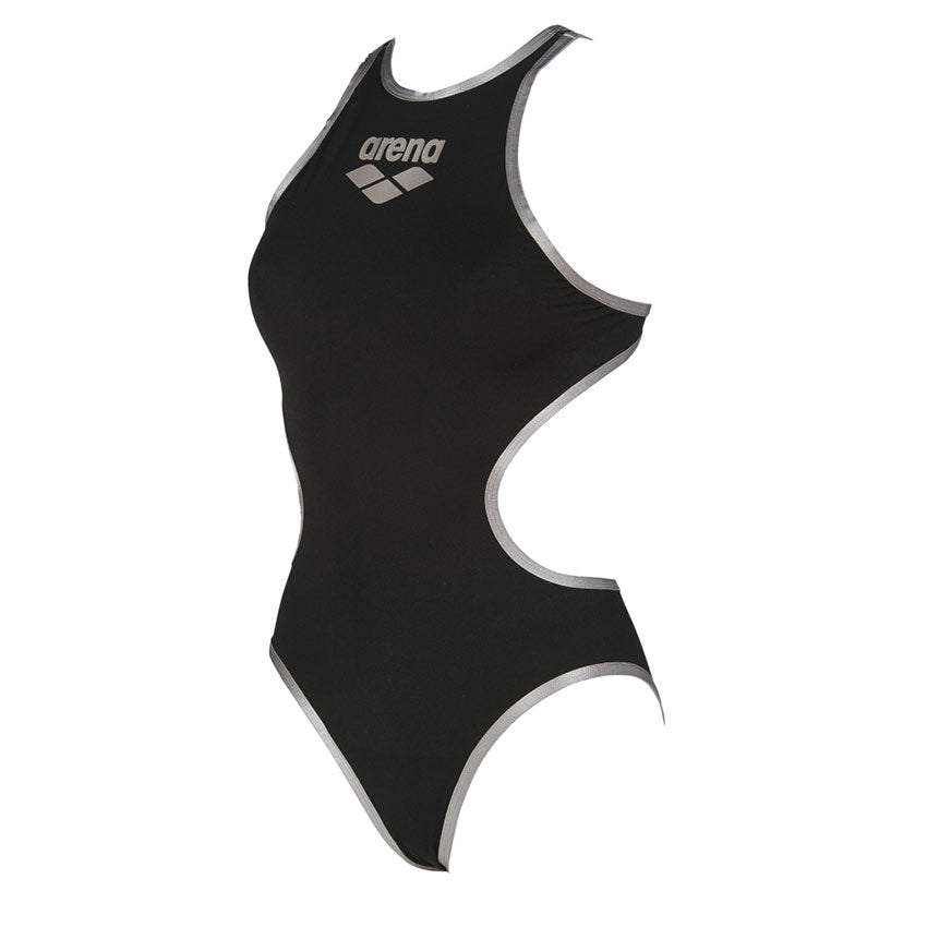 Biglogo One Arena black silver swimsuit
