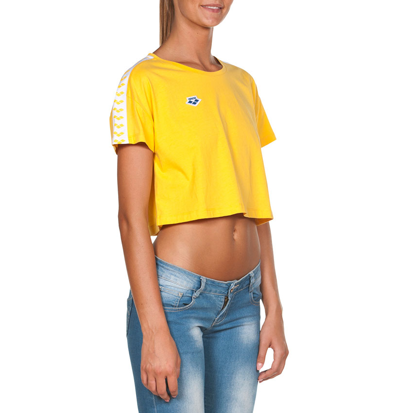 Arena Corrine Yellow Cropped T-shirt