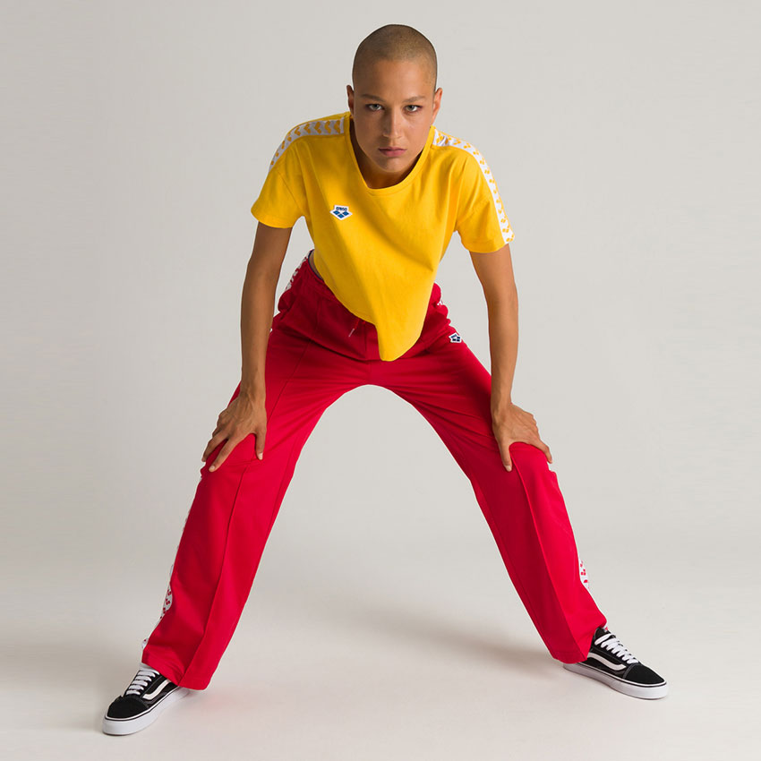 Arena Corrine Yellow Cropped T-shirt