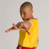 Arena Corrine Yellow Cropped T-shirt