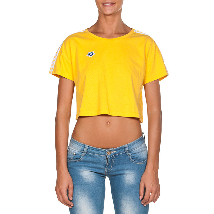 Arena Corrine Yellow Cropped T-shirt