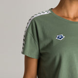 Arena Corrine Army Green Cropped T-shirt