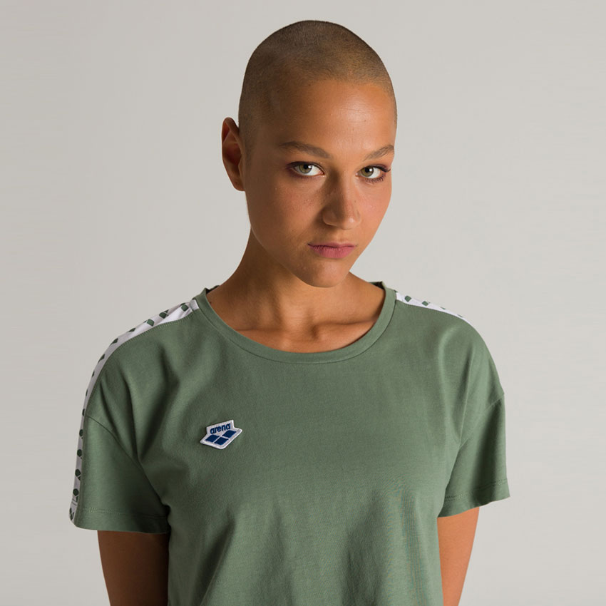 Arena Corrine Army Green Cropped T-shirt