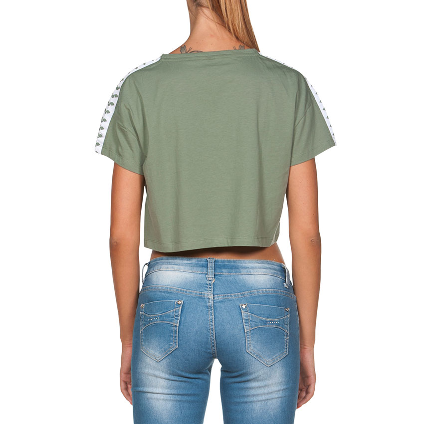 Arena Corrine Army Green Cropped T-shirt