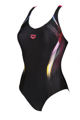 Arena Fluency Black Red Swimsuit