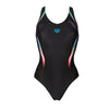 Arena Fluency Black Blue Swimsuit