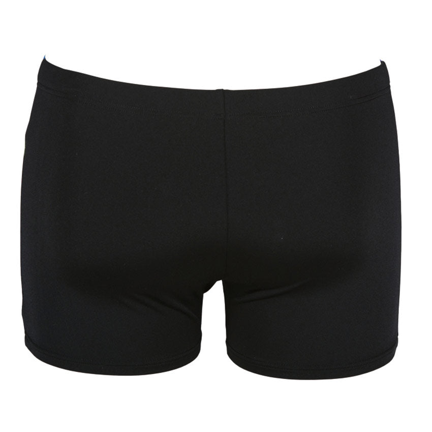 Arena Mens Black Yellow Iridiscent Swim Short