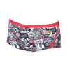 Arena Mens Red Comics Low Waist Swim Shorts