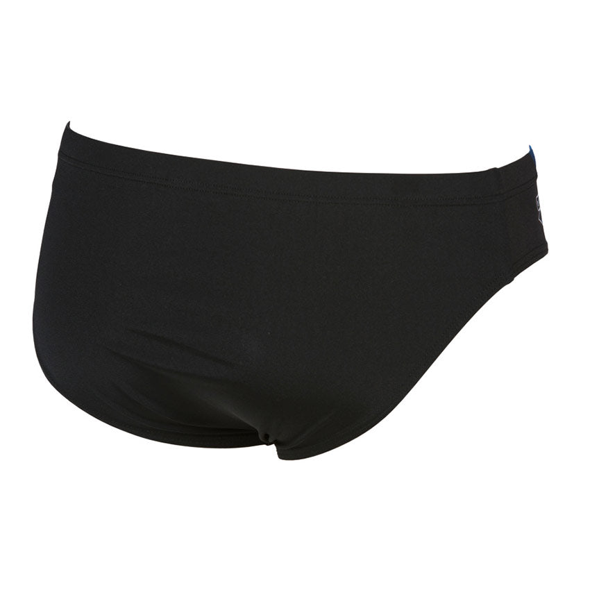 Arena Mens Black Blue Iridiscent Swim Brief