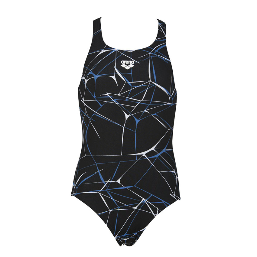 Arena Water Girls Black / Grey Swimsuit