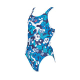 Arena CamoKun Girls Swimsuit - Blue White