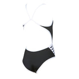 Arena Junior Team Stripe Swimsuit - Black