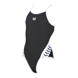 Arena Junior Team Stripe Swimsuit - Black