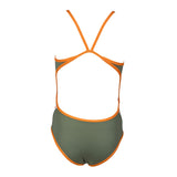 Arena Junior Team Stripe Swimsuit - Green