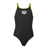 Arena BigLogo Girls Black Swimsuit