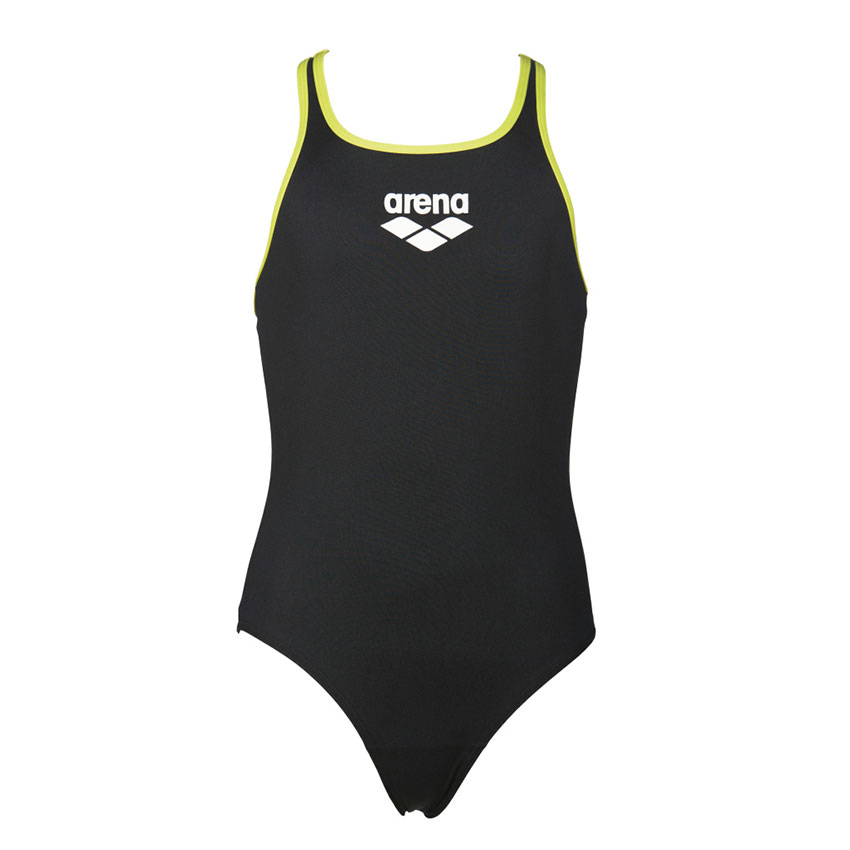 Arena BigLogo Girls Black Swimsuit