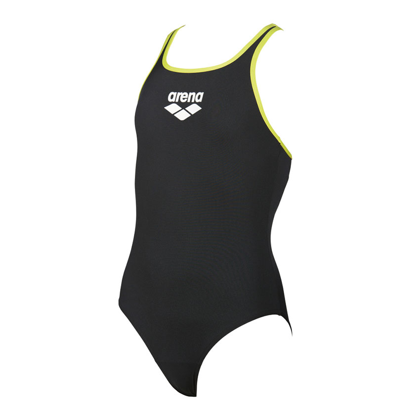 Arena BigLogo Girls Black Swimsuit