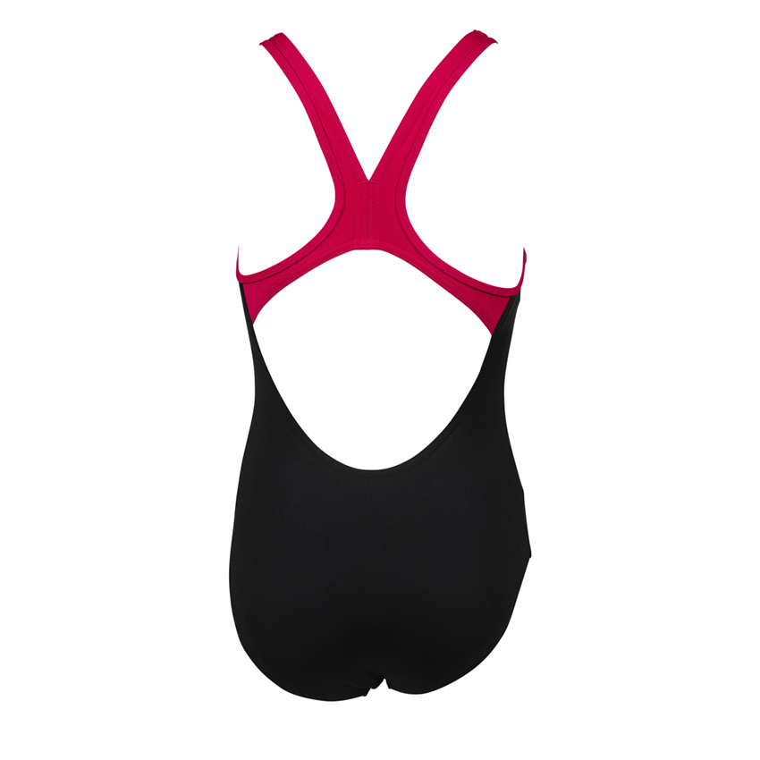 Arena BigLogo Girls Black Rose Swimsuit