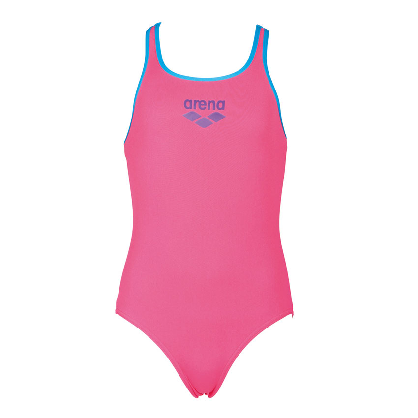 Arena BigLogo Girls Pink Swimsuit