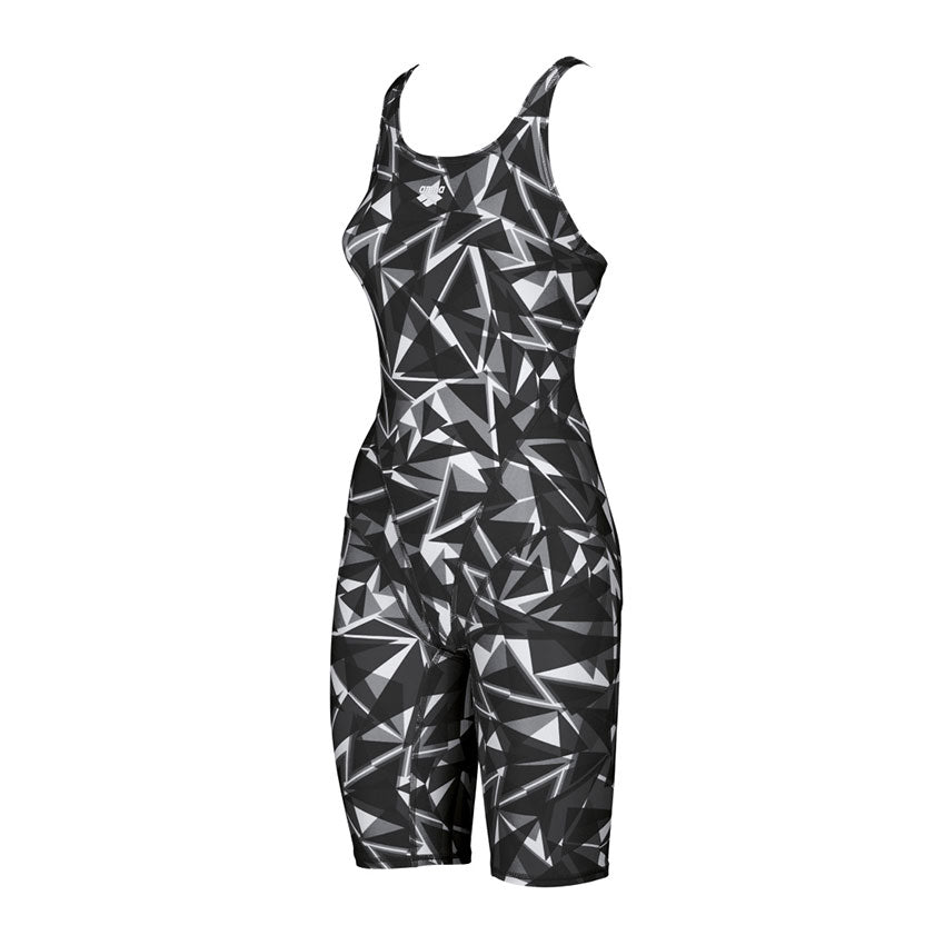 Arena Shattered Black Legged Swimsuit