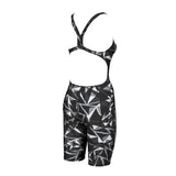 Arena Shattered Black Legged Swimsuit
