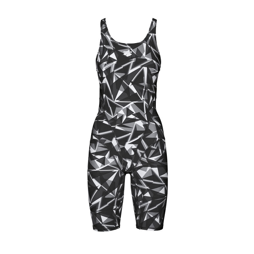 Arena Shattered Black Legged Swimsuit