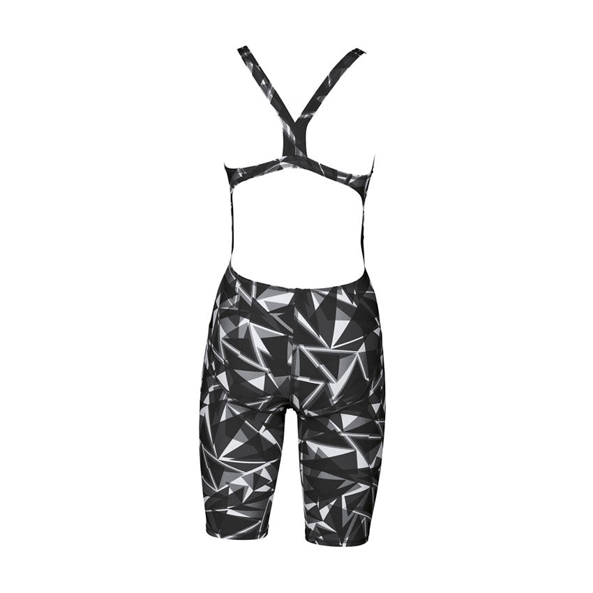 Arena Shattered Black Legged Swimsuit