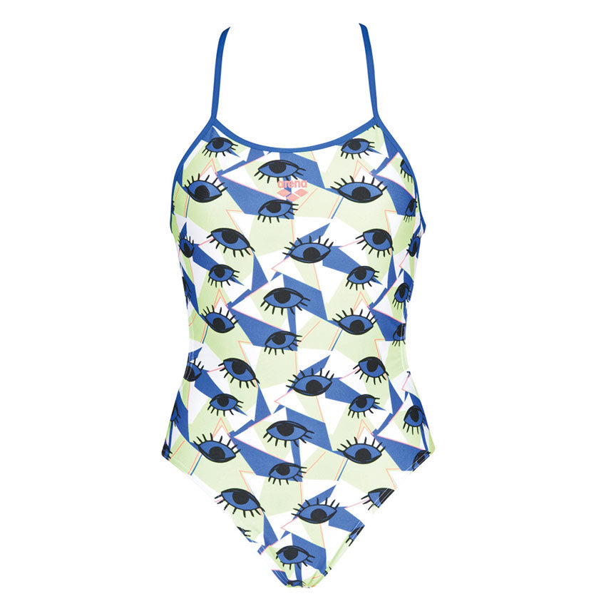 Arena Eyes Tie Back Swimsuit