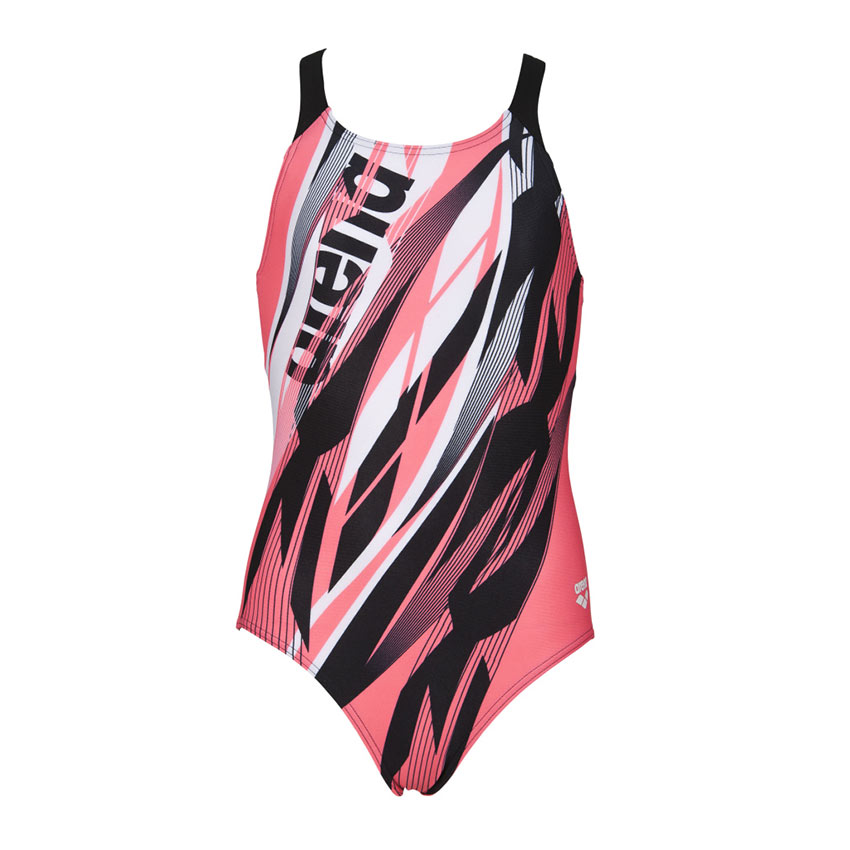 Arena Zephiro Girls Pink Swimsuit