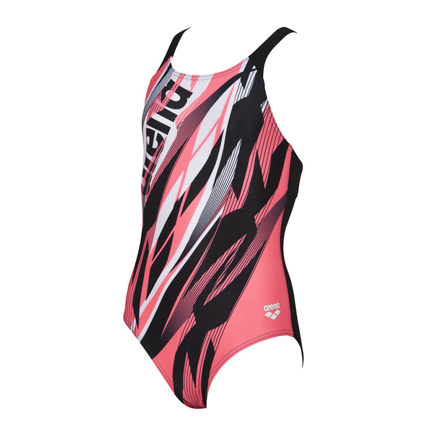 Arena Zephiro Girls Pink Swimsuit